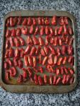 Stove-dried tomatoes