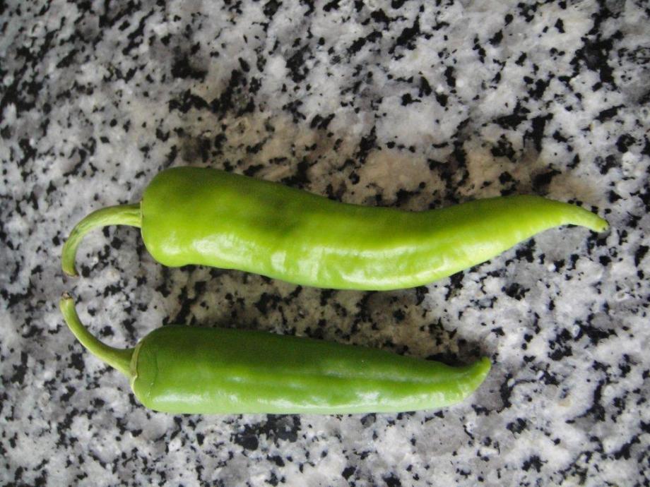 Green chillies