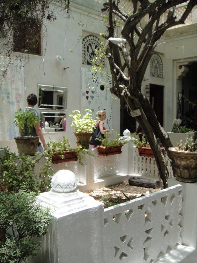 In the courtyard or majlis