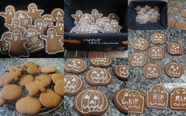 Spooky gingerbread