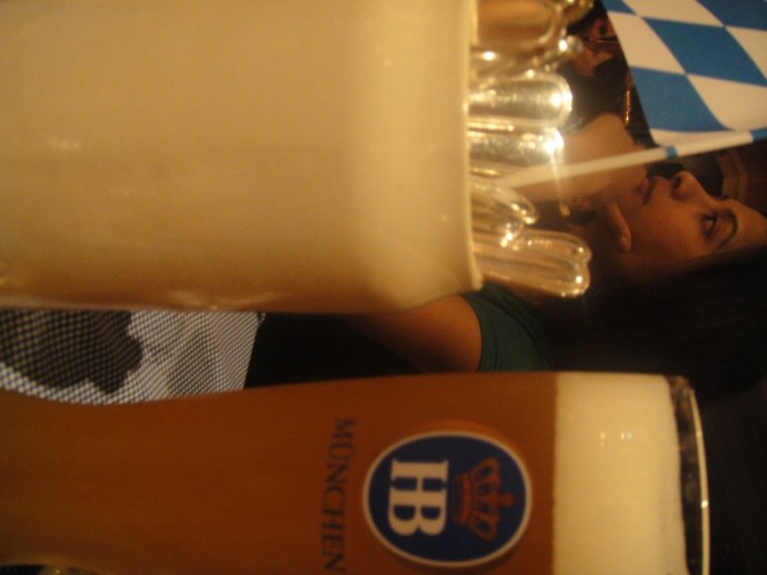 At the table - Oktoberfest Dubai