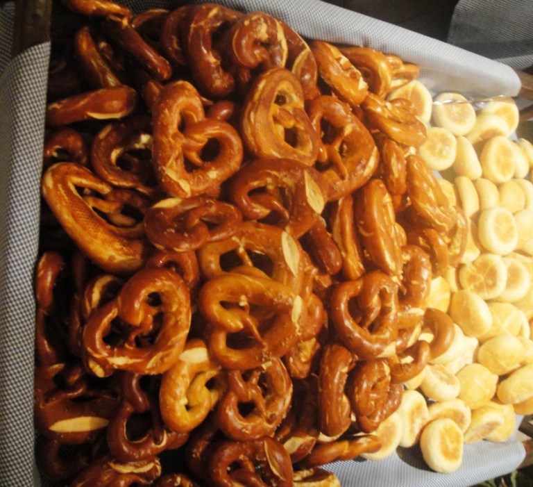 Pretzels at the Oktoberfest in Dubai