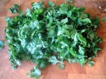 Coriander and parsley