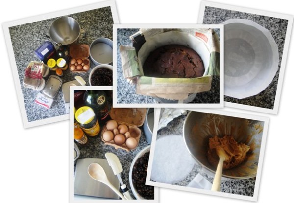 Making a Christmas cake