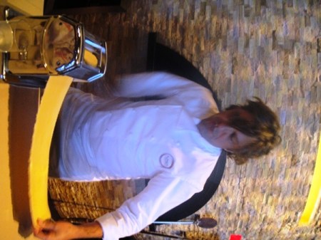 Giorgio Locatelli making fresh pasta