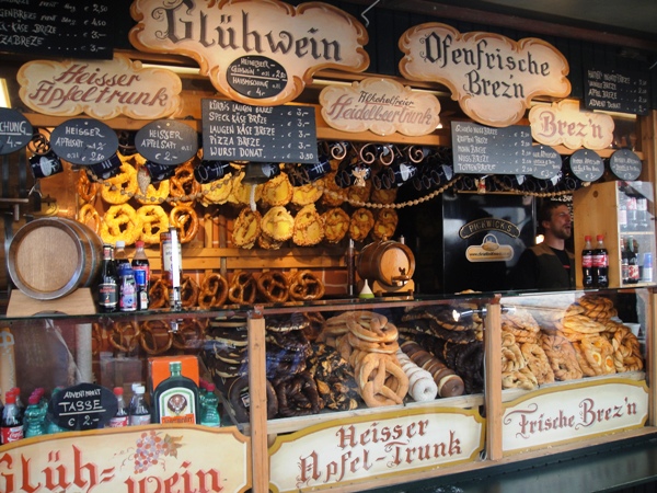 A german food stall