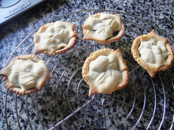 Holly topped mince pies