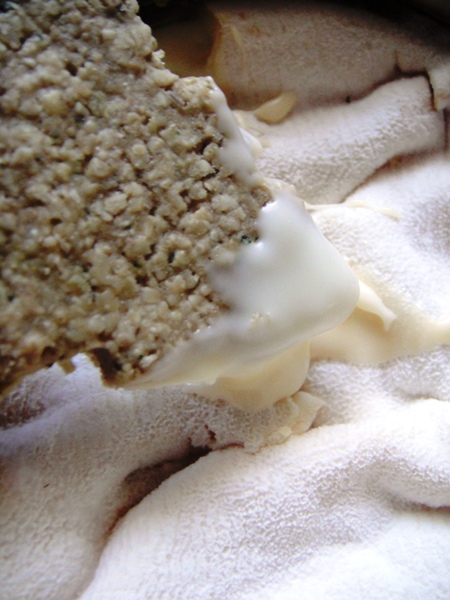 Oatcake with Vacherin Mont d'Or