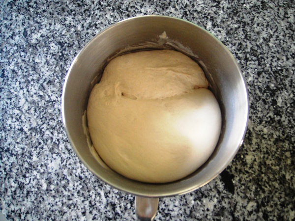 Risen dough