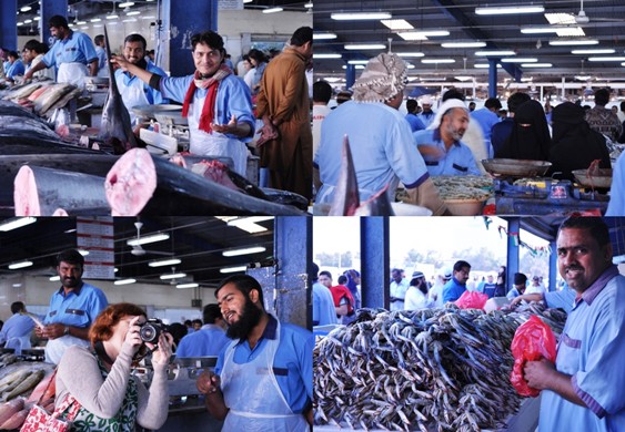 Deira fish market Dubai