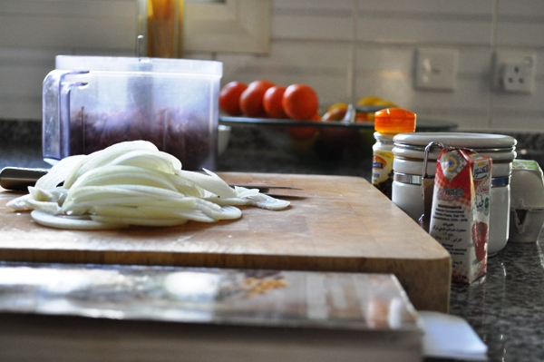 Ingredients for Turkish meatballs with aubergine puree