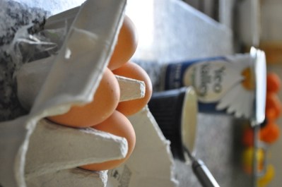 Eggs and yogurt