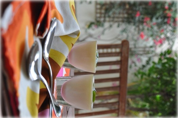 White chocolate mint mousse