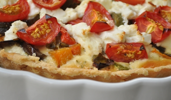 roasted vegetable tart