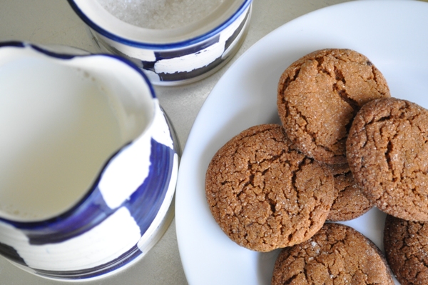 Ginger chocolate biscuits