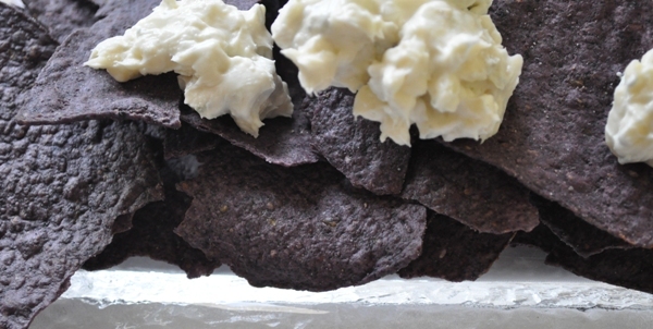 Blue corn tortilla chips