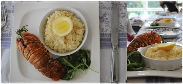 Come dine with me Dubai round 1 (8)-horz Lobster with lemon risotto