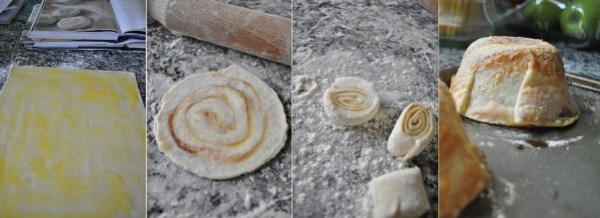 Making Portugese custard tarts