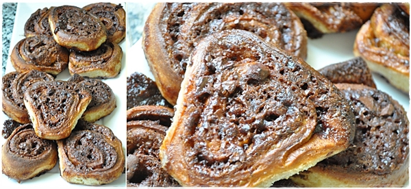 Chocolate cinnamon buns