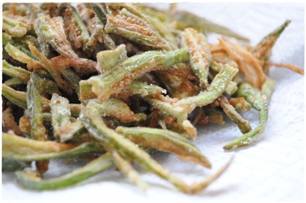 crisp okra