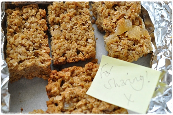 Ginger flapjacks
