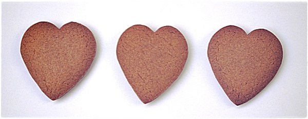 Gingerbread hearts
