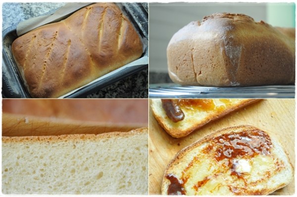 White loaf and toast