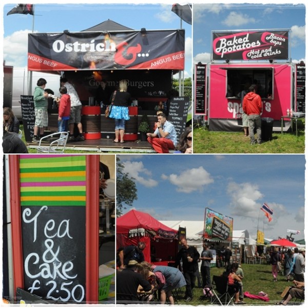 Festival food at Chagstock