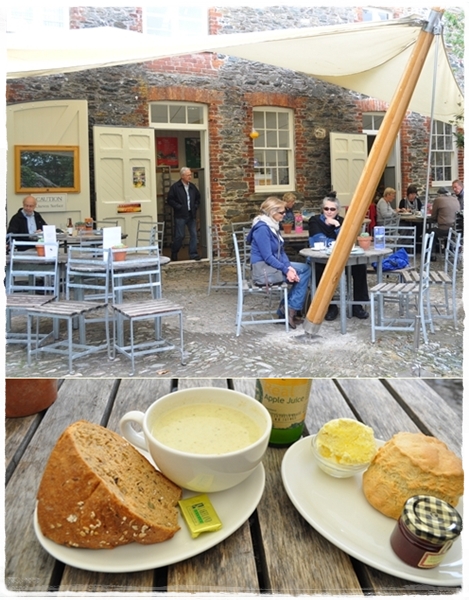 Cream tea at Greenway