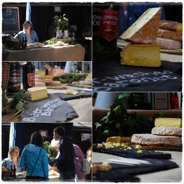 Baronet cheeses on The Old Cheese Room stand