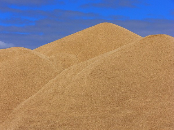 Mountains of grain