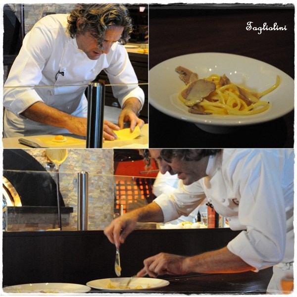 Three stages of pasta making 