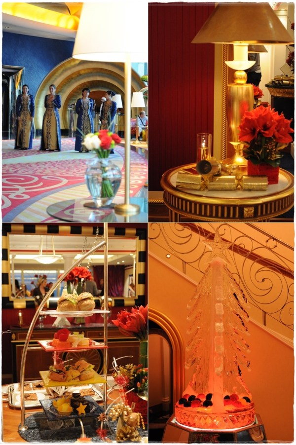 Christmas festivities at the Burj Al Arab