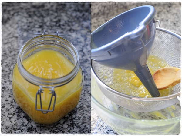 Lemon curd and equipment