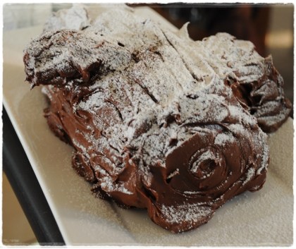 Chocolate log - Buche de Noel