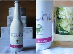 elderflower cider and elderflower syrup