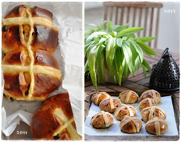 Hot cross buns (6) Hot cross buns 2011 and 2012
