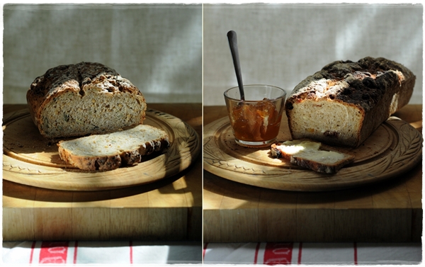 Multigrain loaf and fruit loaf