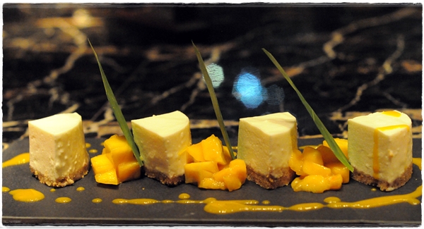 mango cheesecake at Mango Tree Dubai