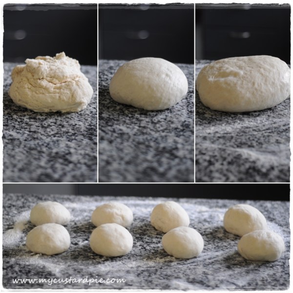 Pita bread dough