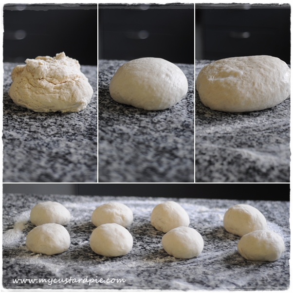 Pita bread dough