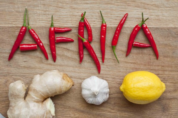 Africa - chillies, lemon, ginger, garlic