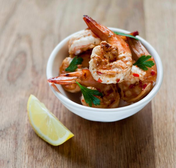 Piri piri prawns