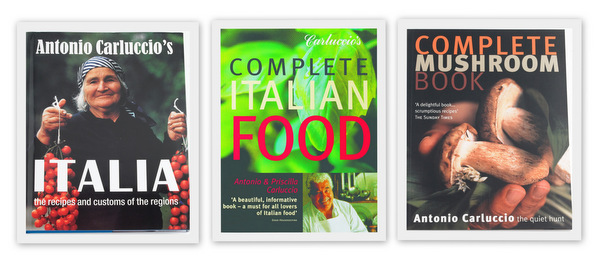 Three books by Antonio Carluccio