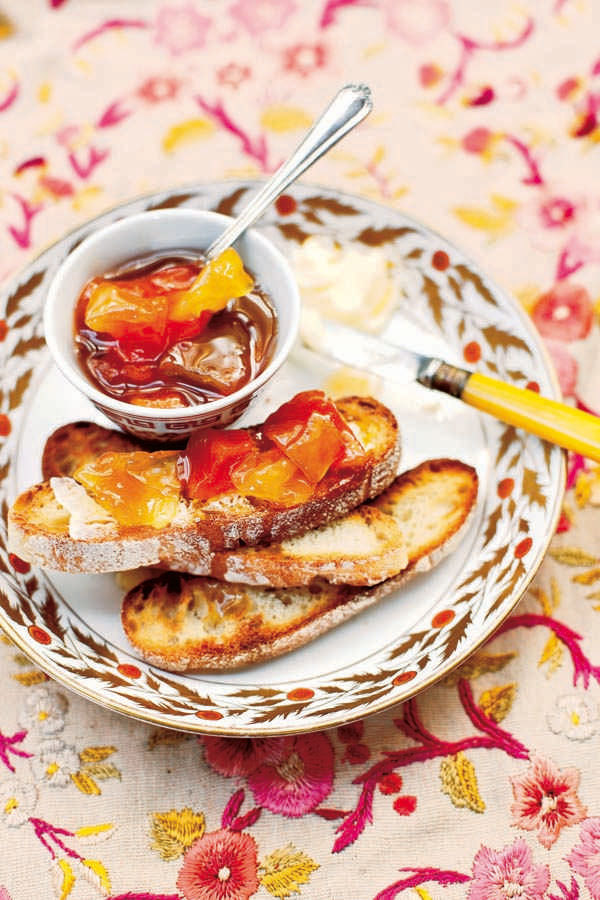 Melon, lime and ginger jam