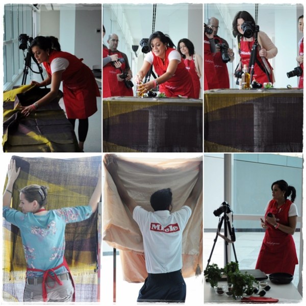 Food styling in action