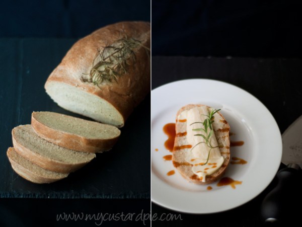 Rosemary bread with parmesan