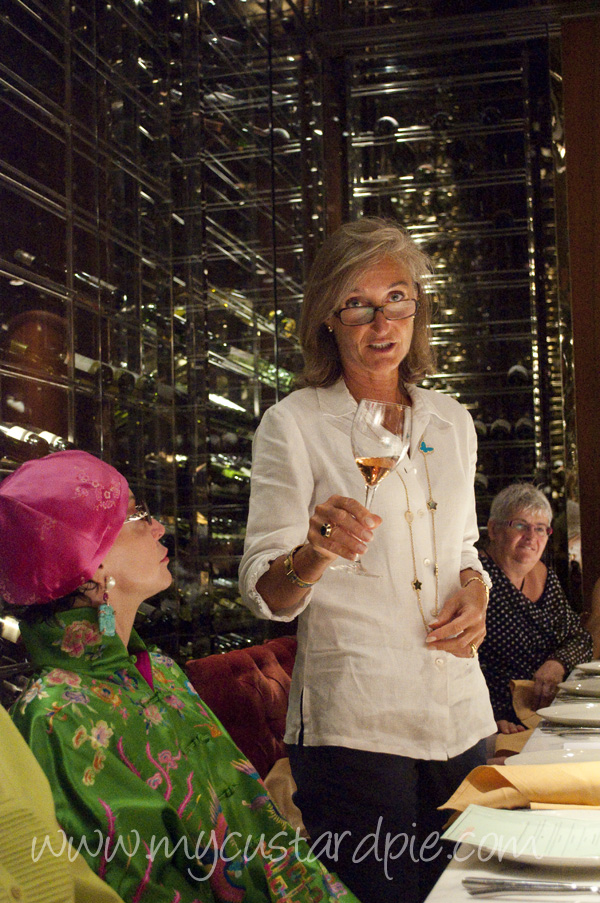 Isabelle host the women and wine lunch