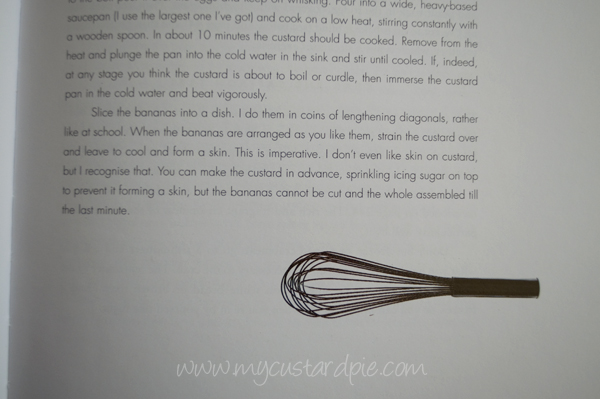 Bananas and custard recipe