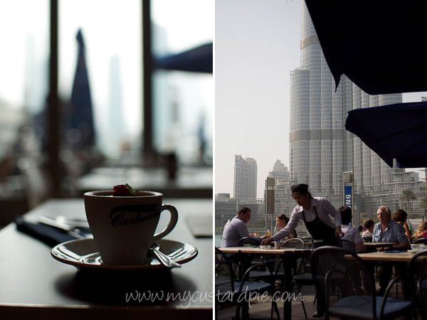 Carluccios Dubai inside and out